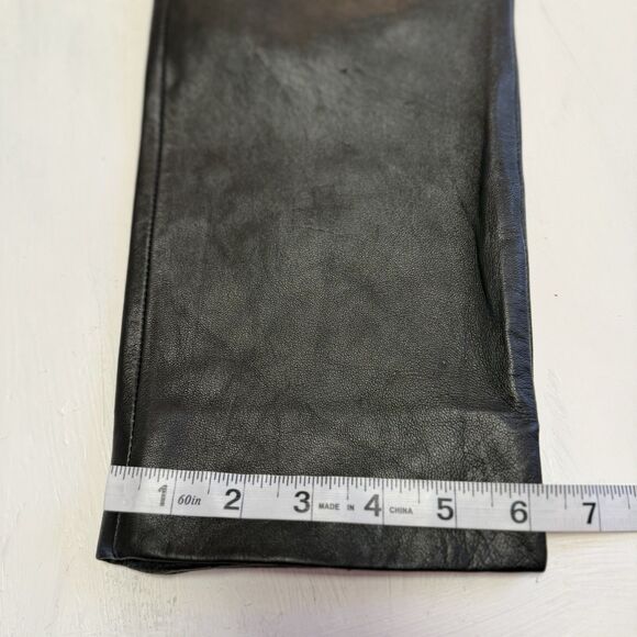Pelle Studio Wilsons 100% Buttery Soft Leather Black Pants Women 6 - Picture 16 of 16